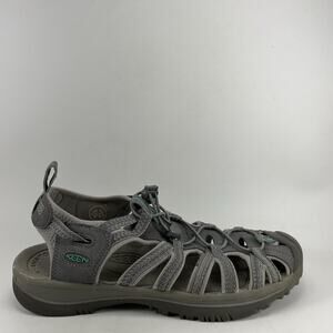 KEEN Whisper Water Sandals Womens Size 12 Grey Peacock Sport Hiking Trail Active